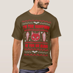 Halloween Ugly Sweater Creepy Cat