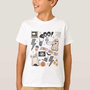 Halloween Ultrasound Tech Fall Autumn Sonographer T-Shirt