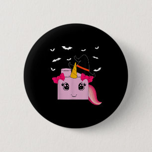 Halloween Unicorn Master Builder Blocks Building K 6 Cm Round Badge