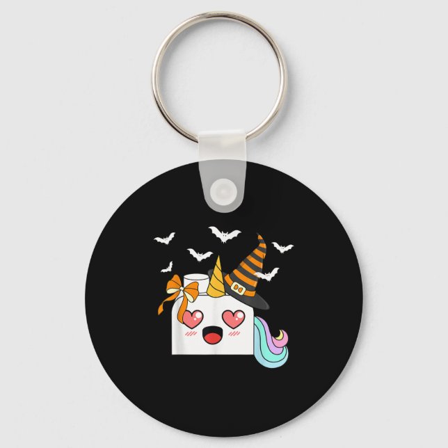 Halloween Unicorn Master Builder Blocks Building K Key Ring (Front)