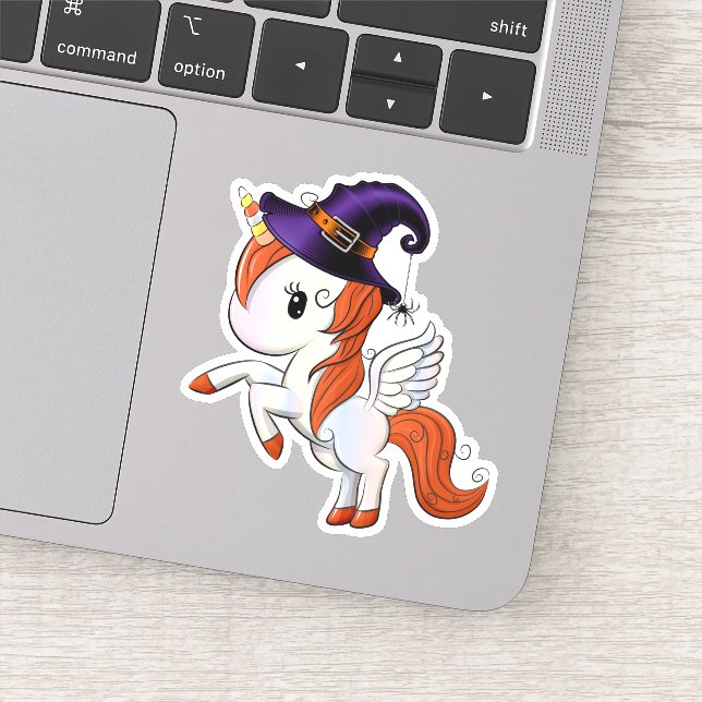 Halloween Unicorn Pegasus Witch (Detail)