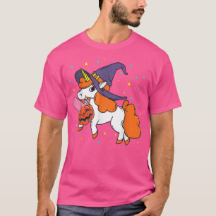 Halloween Unicorn Shirt Girls Women Witchy Unicorn
