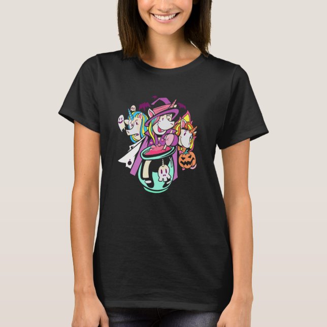 Halloween Unicorn T-Shirt (Front)