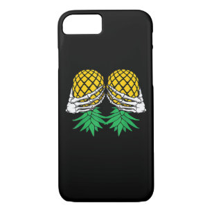 Halloween Upside Down Pineapple Swinger Skeleton Case-Mate iPhone Case