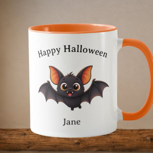 Halloween Vampire Bat Personalised Mug