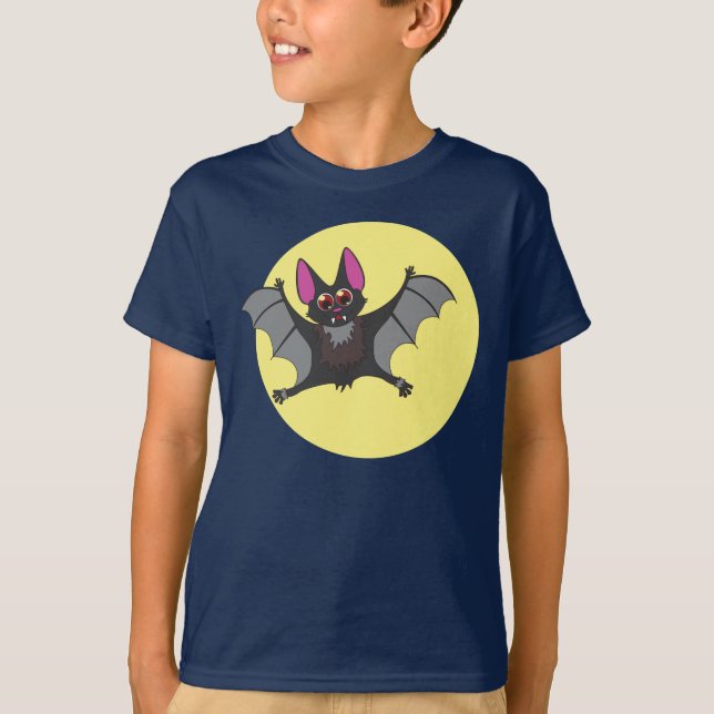 Halloween vampire bat T-Shirt (Front)