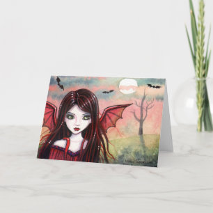Halloween Vampire Card by Molly Harrison