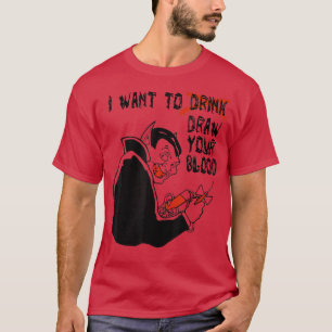 Halloween Vampire Funny for Phlebotomists T-Shirt
