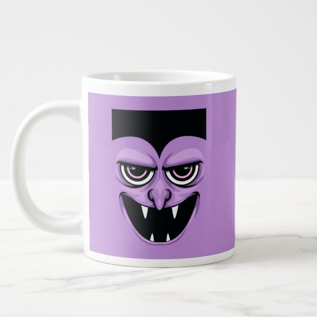Halloween Vampire Large Coffee Mug (Left)