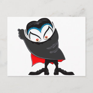 Halloween Vampire Postcard
