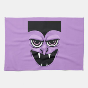 Halloween Vampire Tea Towel