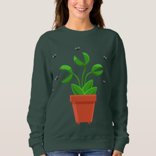 halloween venus fly trap sweatshirt