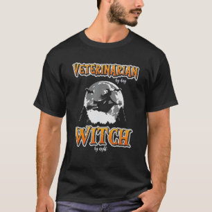 Halloween Veterinarian Witch, Funny Cute Animal Do T-Shirt