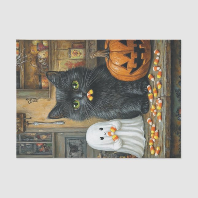 Halloween Vibes2 Tissue Paper (Front)