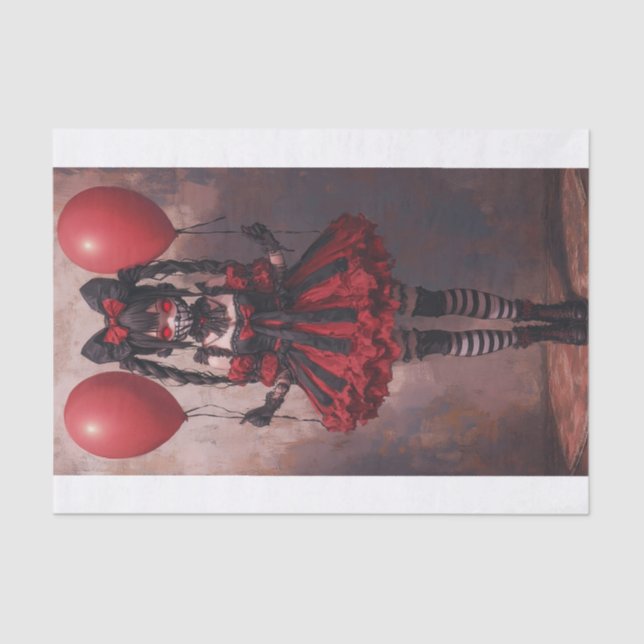 Halloween Vibes3 Tissue Paper (Front)