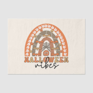 Halloween Vibes Boho Rainbow Fall Halloween Tissue Paper