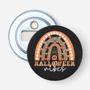 Halloween Vibes Boho Rainbow Fall Spooky Bottle Opener