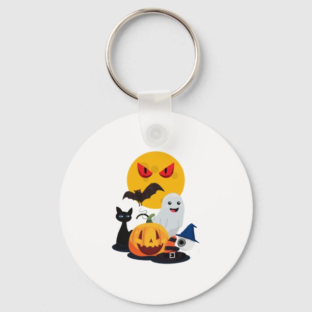 Halloween vibes              key ring (Front)