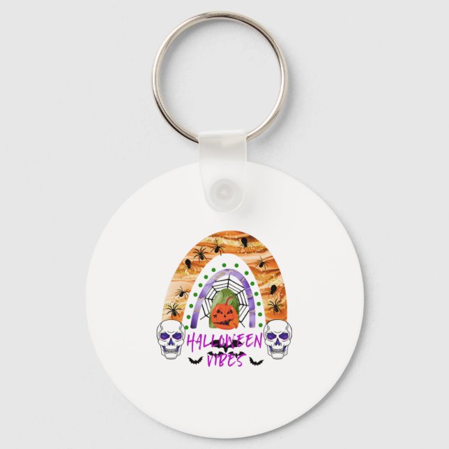 Halloween vibes             key ring (Front)