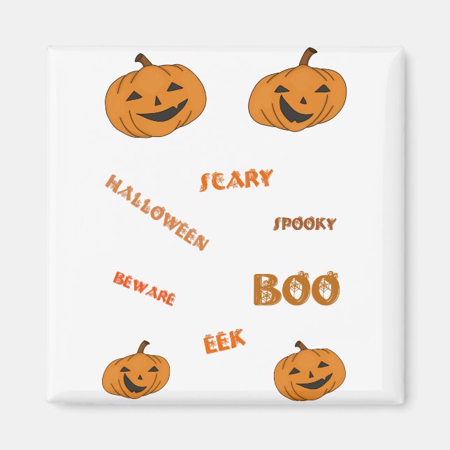 Halloween Vibes Magnet (Front)