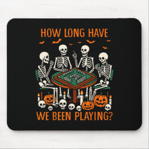 Halloween Vibes Mahjong Lover How Long Have We Bee Mouse Pad