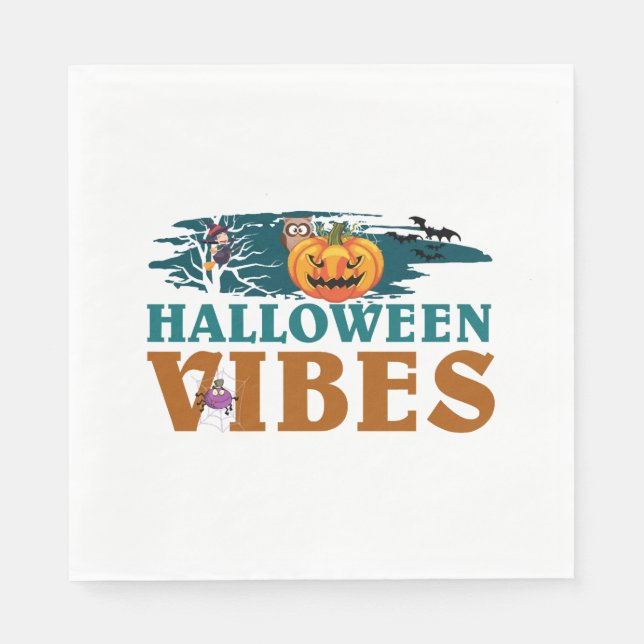 Halloween Vibes        Napkin (Front)