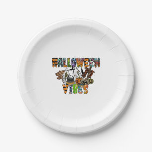 Halloween Vibes    Paper Plate