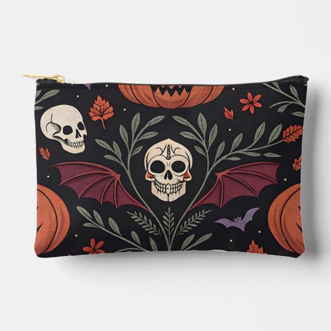 Halloween Vibes Pattern Accessory Pouch (Front)
