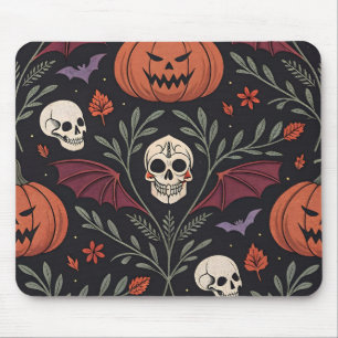 Halloween Vibes Pattern Mouse Pad