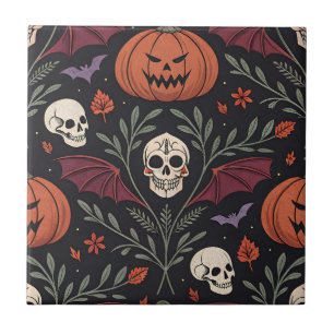 Halloween Vibes Pattern Tile