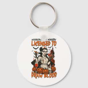 Halloween Vibes Spooky Season Nurse Licensed To Dr Key Ring