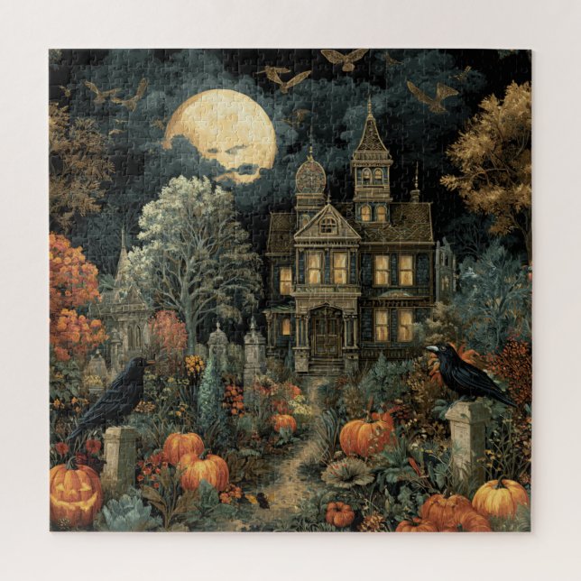 Halloween Victorian Puzzle (Vertical)