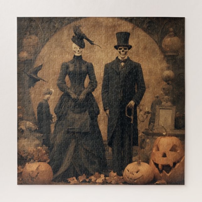 Halloween Victorian Puzzle (Vertical)