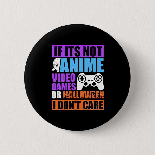 Halloween Video Games 6 Cm Round Badge (Front)
