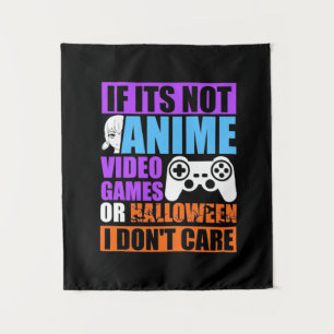 Halloween Video Games Tapestry
