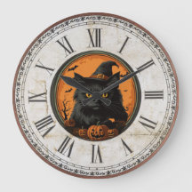 Halloween Vintage Black Cat 