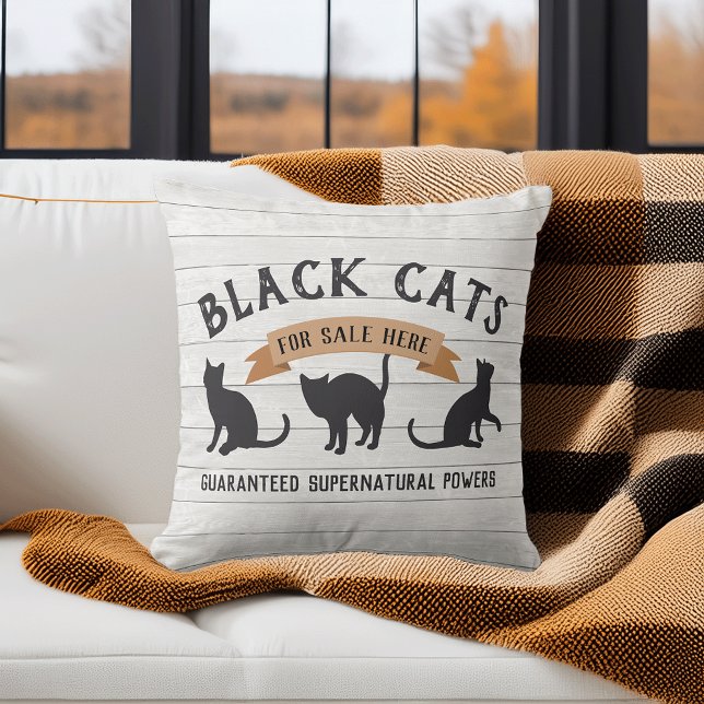 Halloween Vintage Black Cats Cushion (Creator Uploaded)