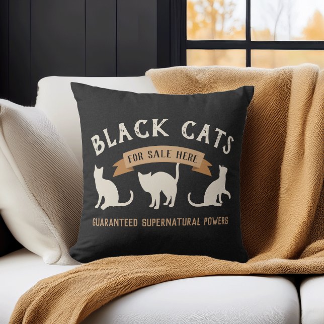 Halloween Vintage Black Cats Cushion (Creator Uploaded)