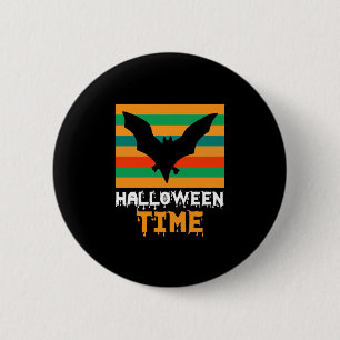 Halloween Vintage Halloween Time 6 Cm Round Badge