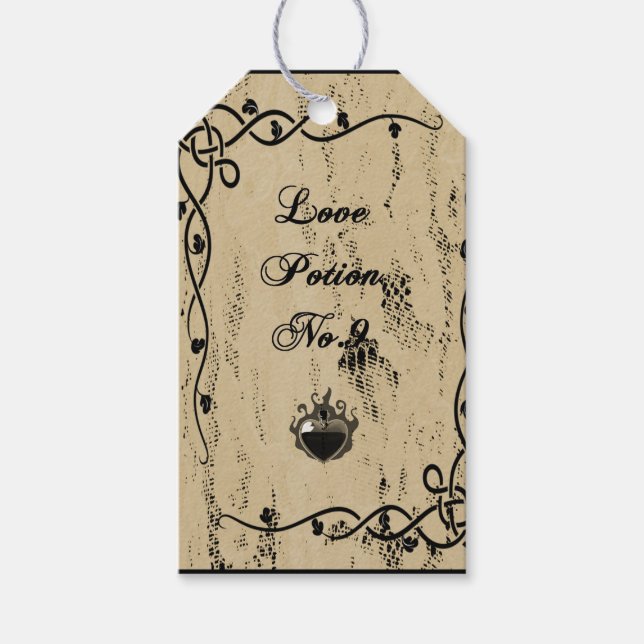 Halloween Vintage Paper Gift Tag (Front)