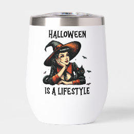 Halloween Vintage Pin-Up Witches