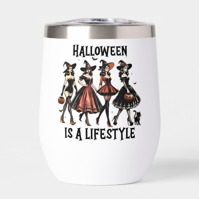 Halloween Vintage Pin-Up Witches (Front)