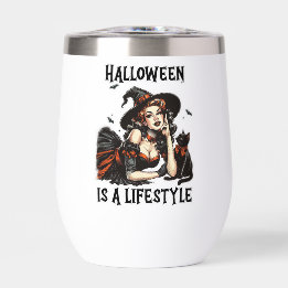 Halloween Vintage Pin-Up Witches