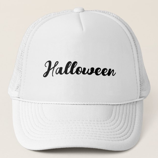 Halloween Visor Trucker-Cap Handsome Nice Superb Trucker Hat (Front)
