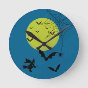 Halloween wall clock