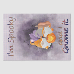 Halloween Watercolor Gnomes Tissue Paper