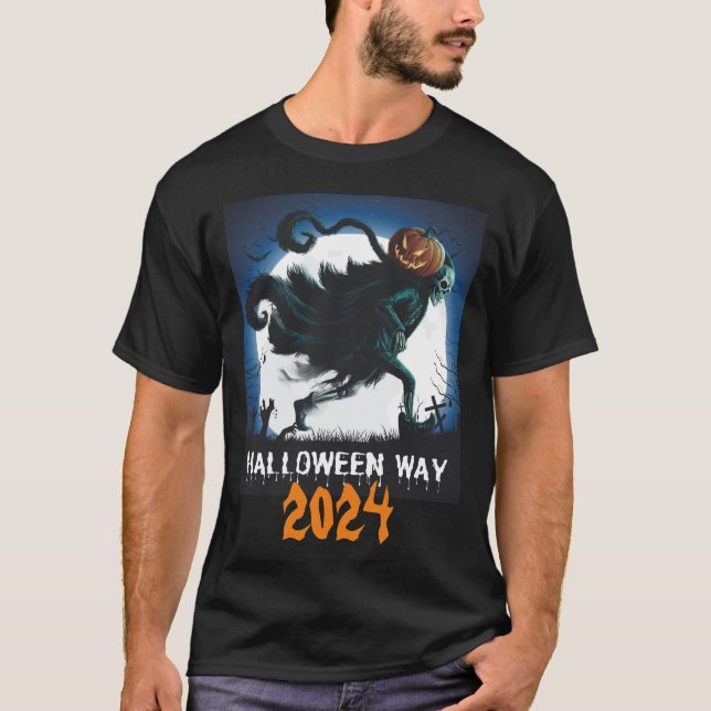 HALLOWEEN WAY: The Spooky Path Ahead T-Shirt (Front)