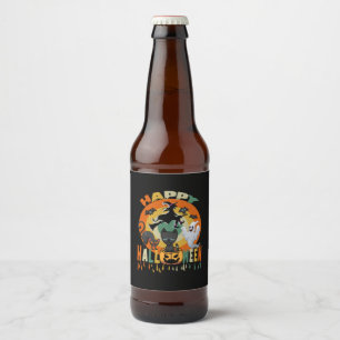 Halloween We Have Come To Need Halloween Birthday Beer Bottle Label