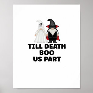 Halloween Wedding Anniversary - Till Death Boo Us  Poster