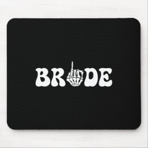 Halloween Wedding Bride Groom Skeleton Couple Matc Mouse Pad